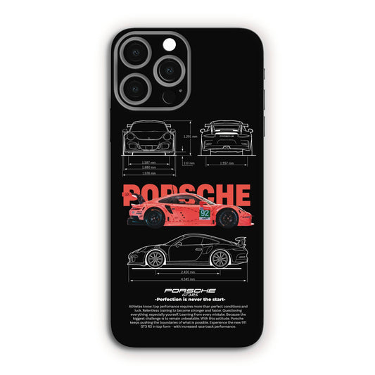 Porsche 911 GT3 RS Orange Mobile Skin