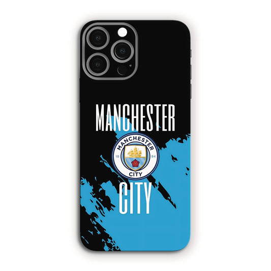 Manchester City Black & Blue mobile skin