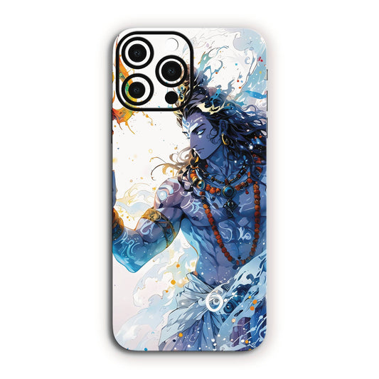 Mahadev Artistic Aura Mobile Skin – Mystic Waves Design