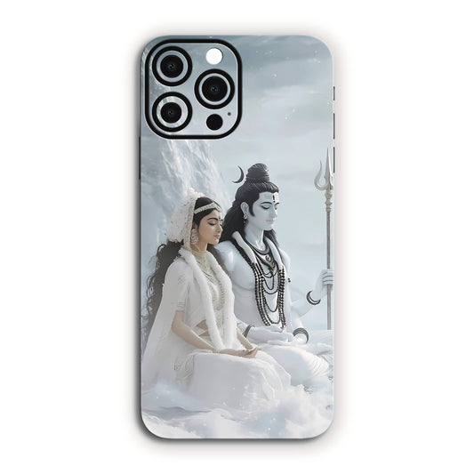 Shiva Parvati Himalayan Serenity Mobile Skin – Divine Meditation