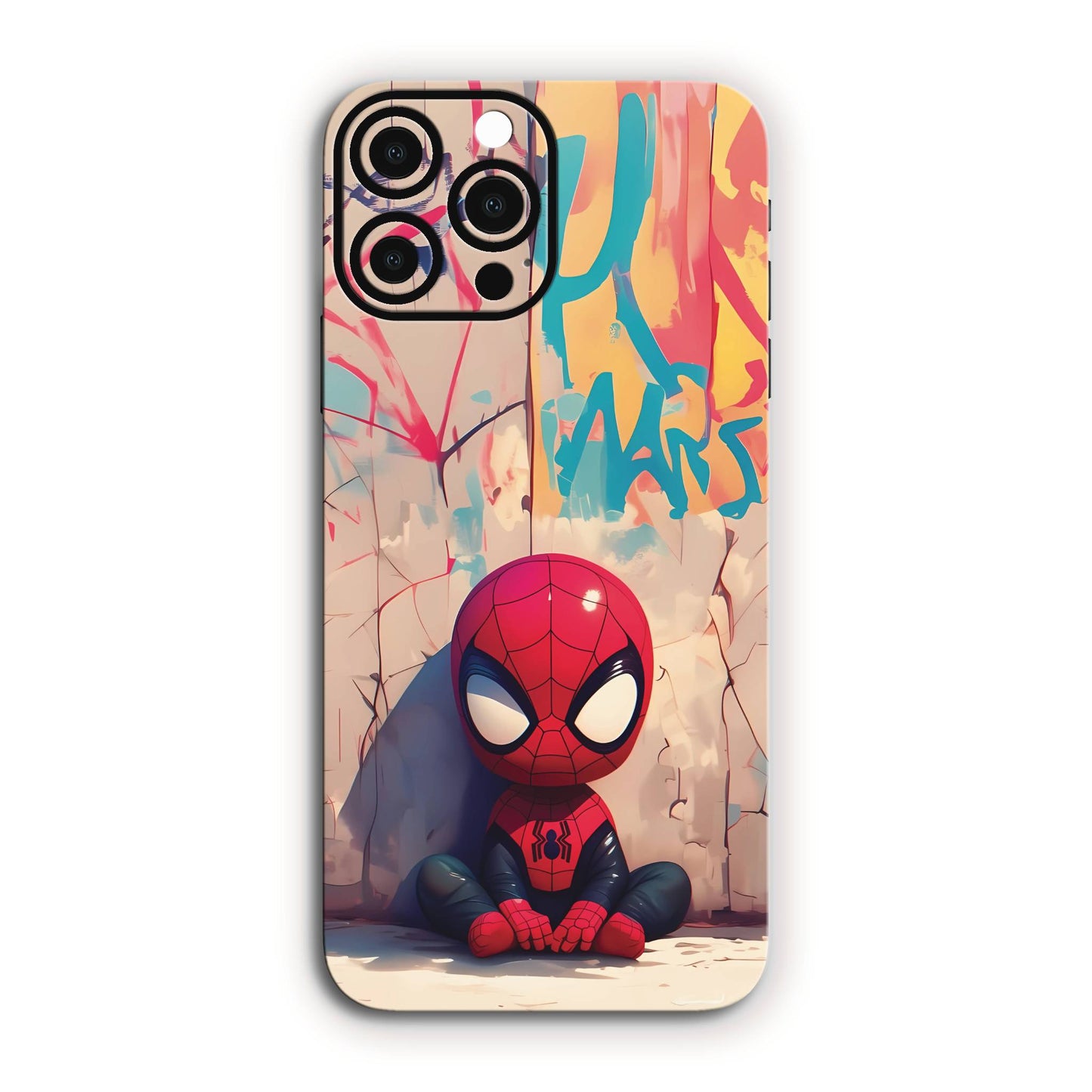 Spiderman Graffiti Cartoon Mobile Skin