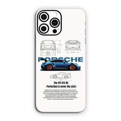 Porsche 911 GT3 RS Blue Mobile Skin