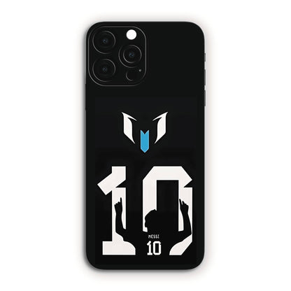 Messi Blackout Icon Jersey Mobile Skin