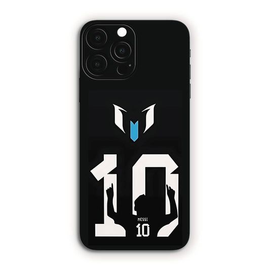 Messi Blackout Icon Jersey Mobile Skin