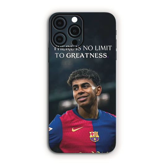 There Is No Limit to Greatness Football Mobile Skin