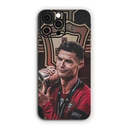CR7 Portugal Champions Crest Football Mobile Skin
