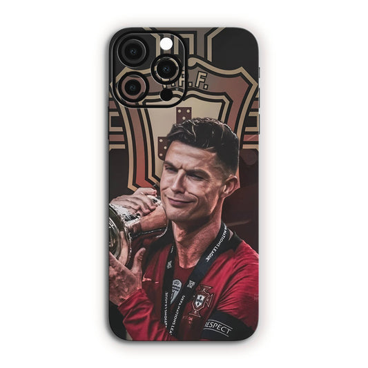 CR7 Portugal Champions Crest Football Mobile Skin