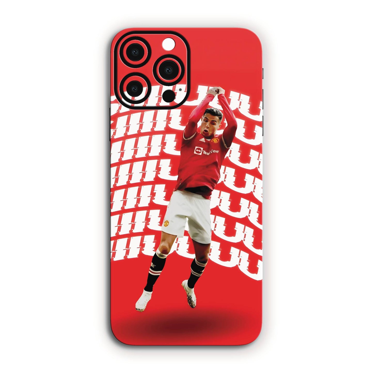 Red Devil United Iconic Celebration CR7 Mobile Skin