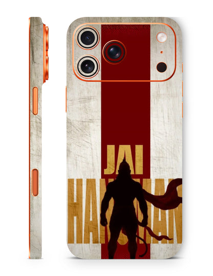 Jai Hanuman spiritual graphic mobile skin The Trendyy   