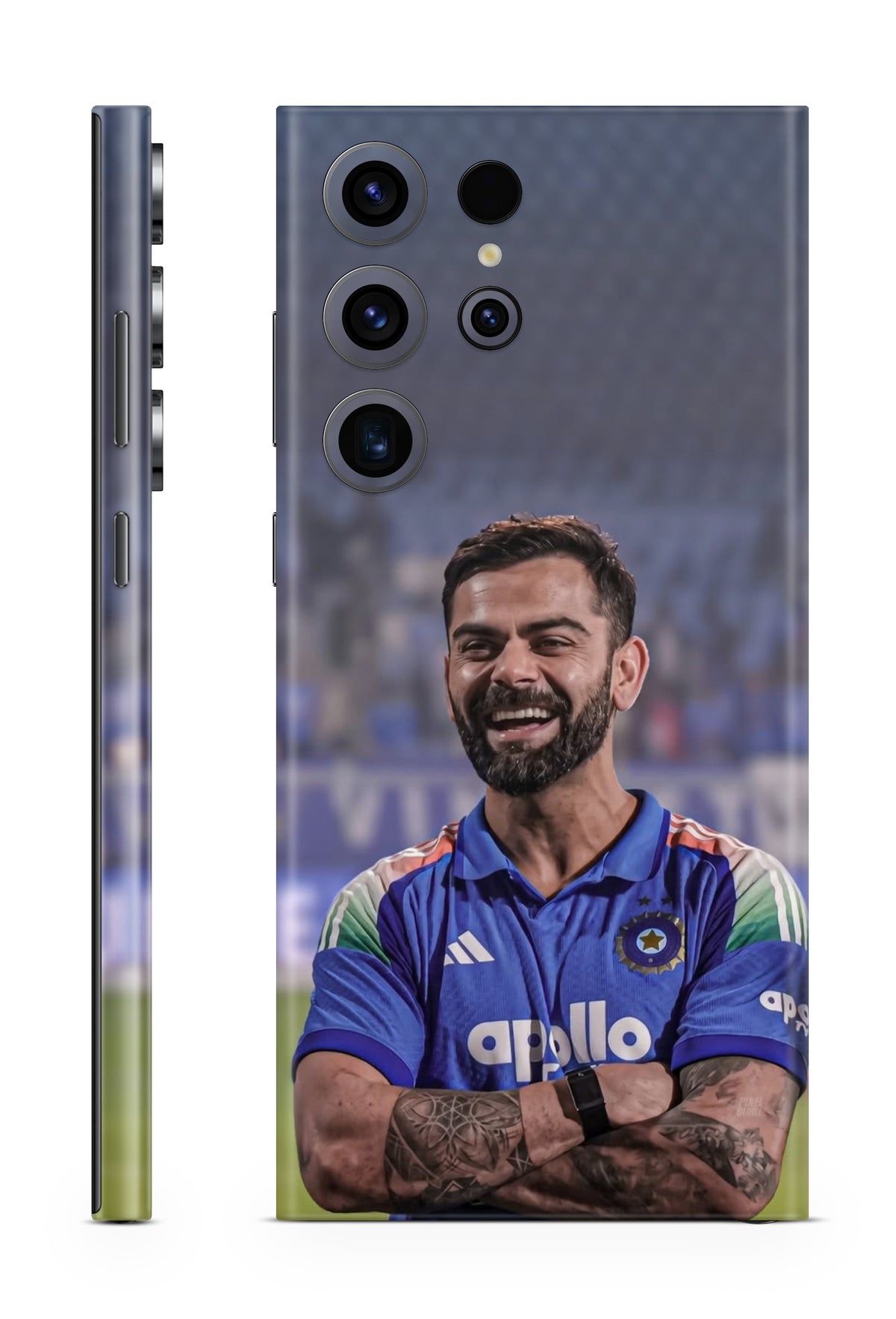 King Kohli cricket stadium portrait phone skin