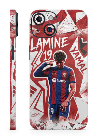 Lamine Yamal 19 FC Barcelona football mobile skin by The Trendyy