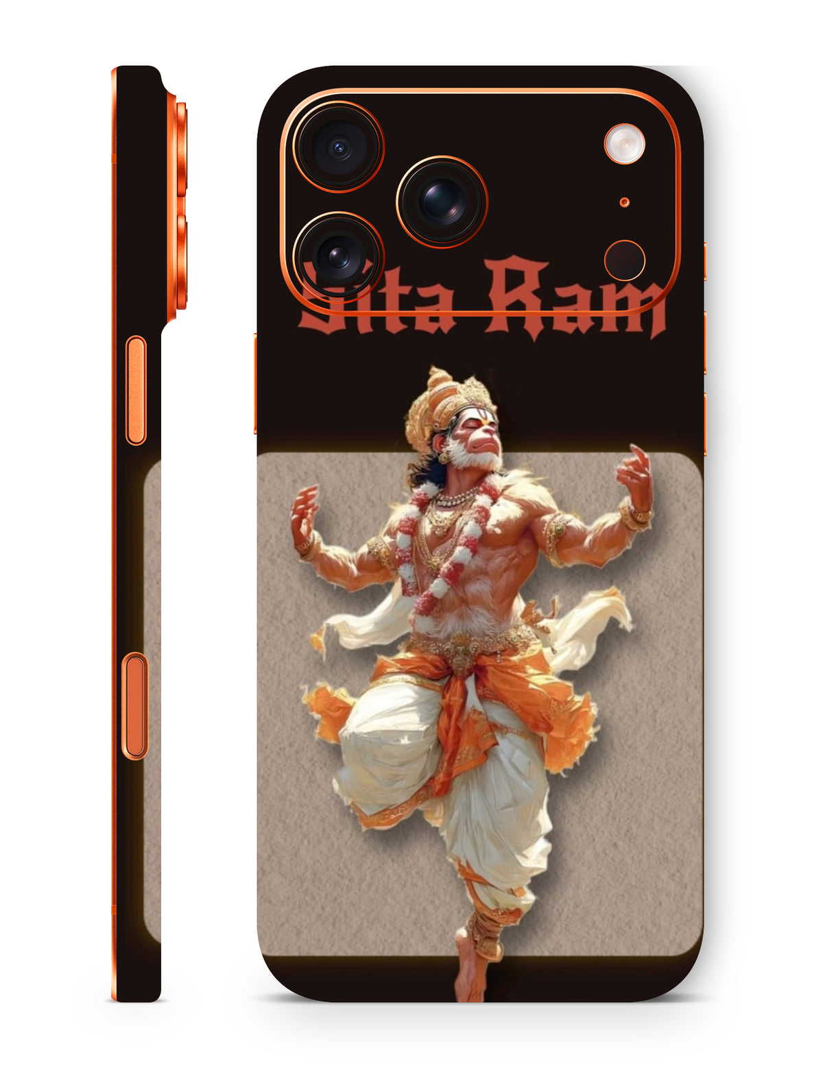 Lord Hanuman bhakti art mobile skin The Trendyy