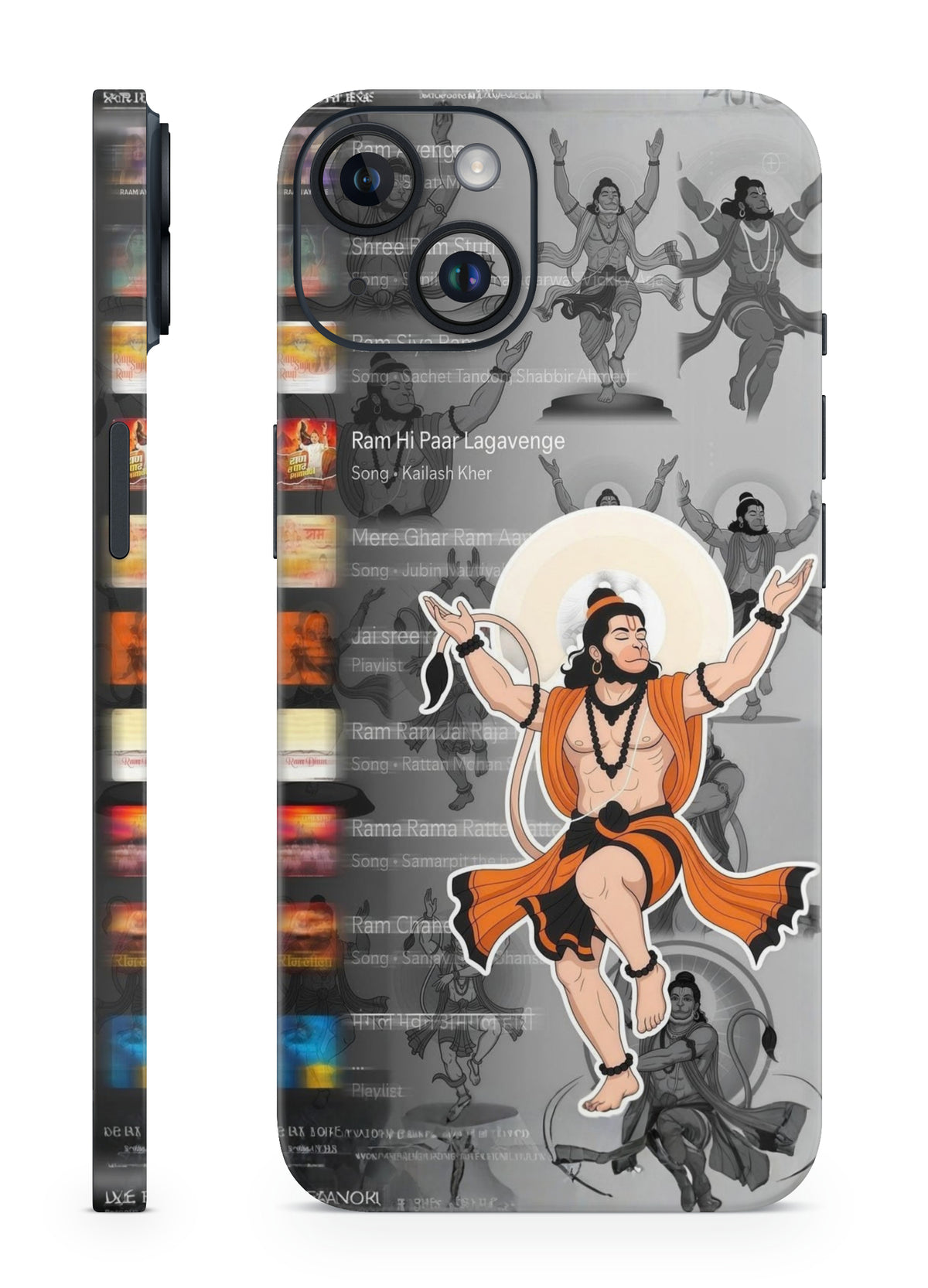 Lord Hanuman Ram Hi Paar Lagavenge mobile skin by The Trendyy   