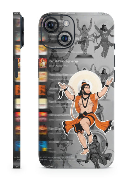 Lord Hanuman Ram Hi Paar Lagavenge mobile skin by The Trendyy   
