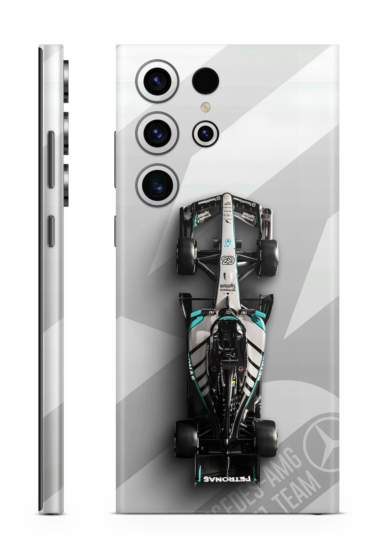 Mercedes-AMG Petronas F1 racing car phone skin   