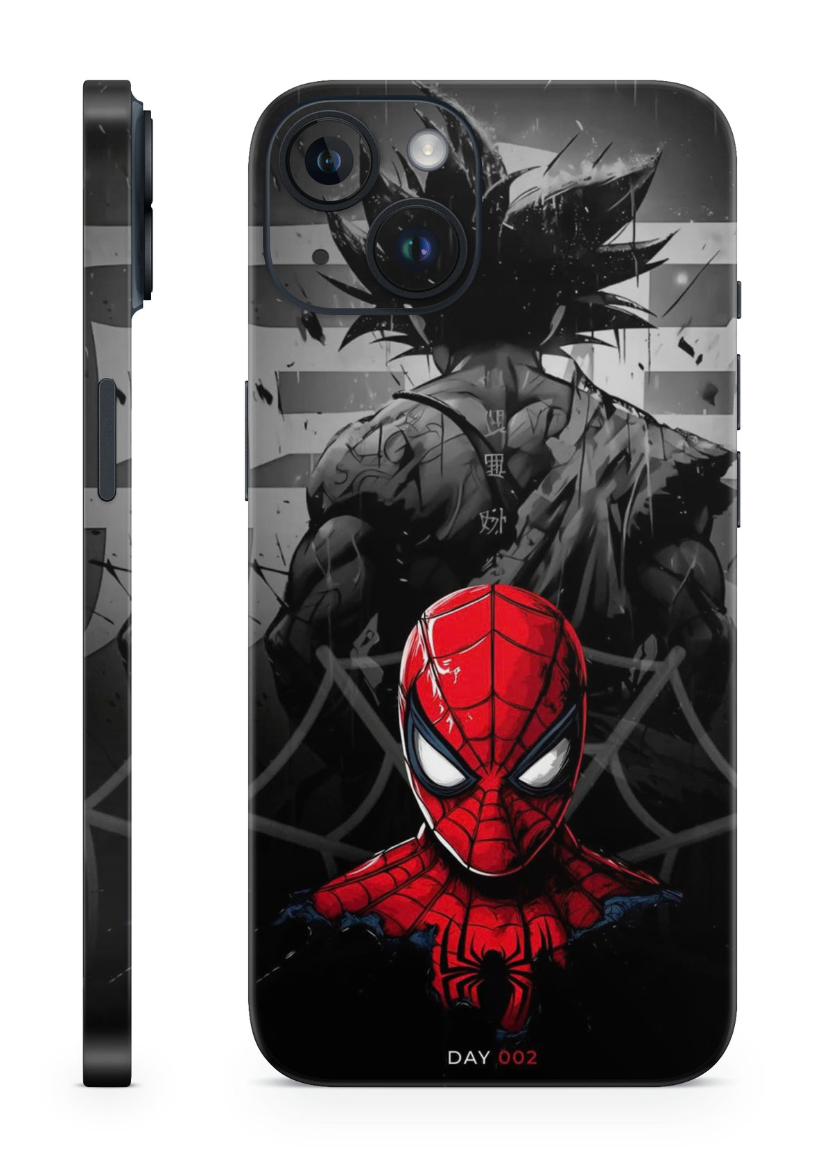 Spider-Man Goku anime crossover mobile skin by The Trendyy