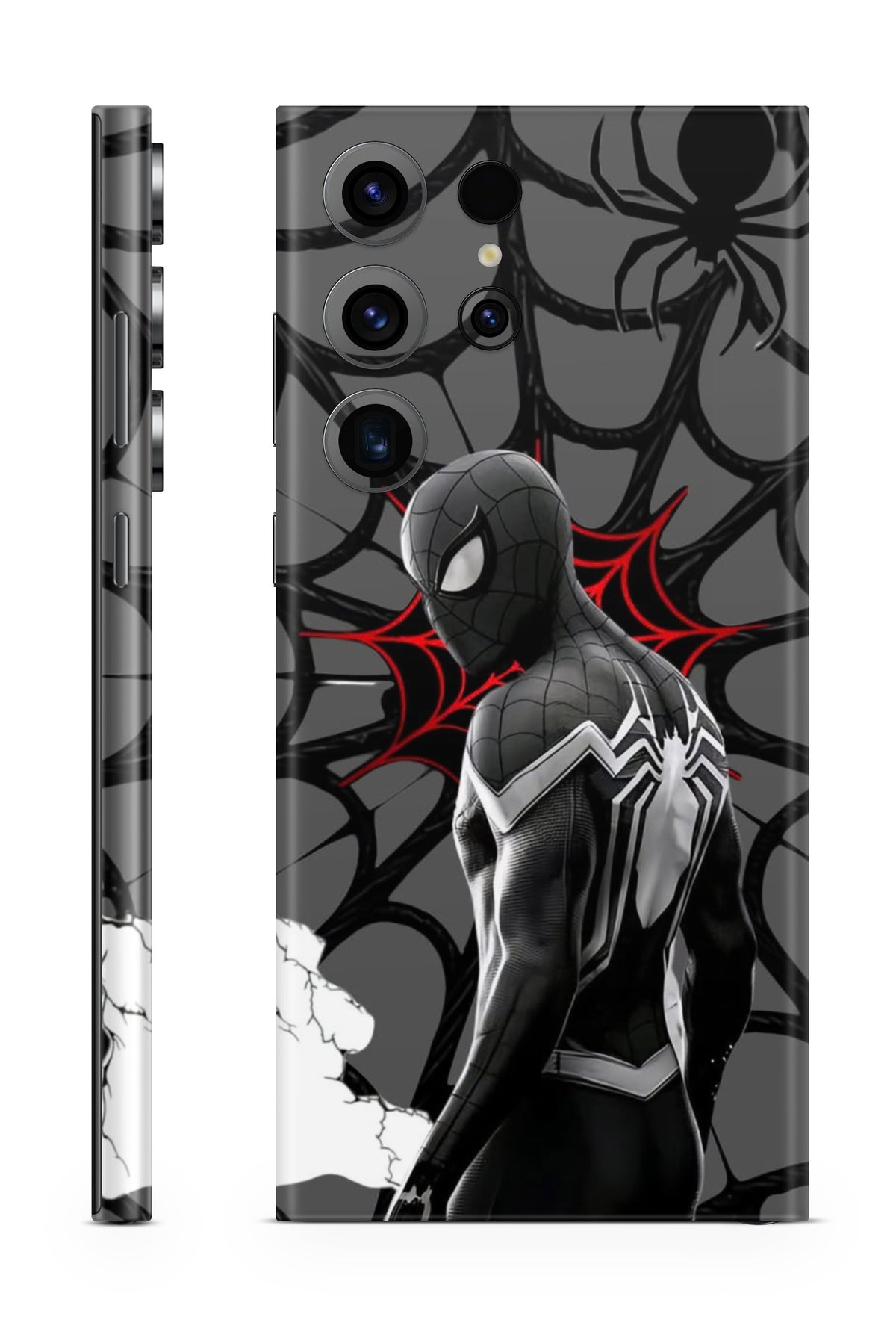 Spider-Man Symbiote black suit mobile skin by The Trendyy