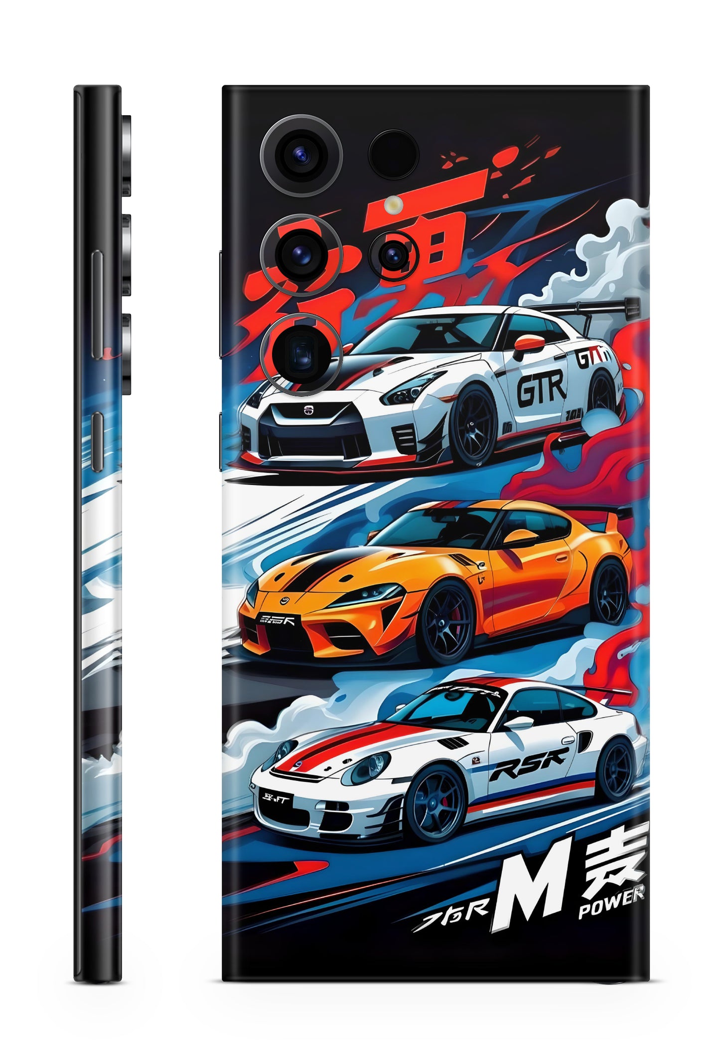 sports car illustrations Mobile Skin