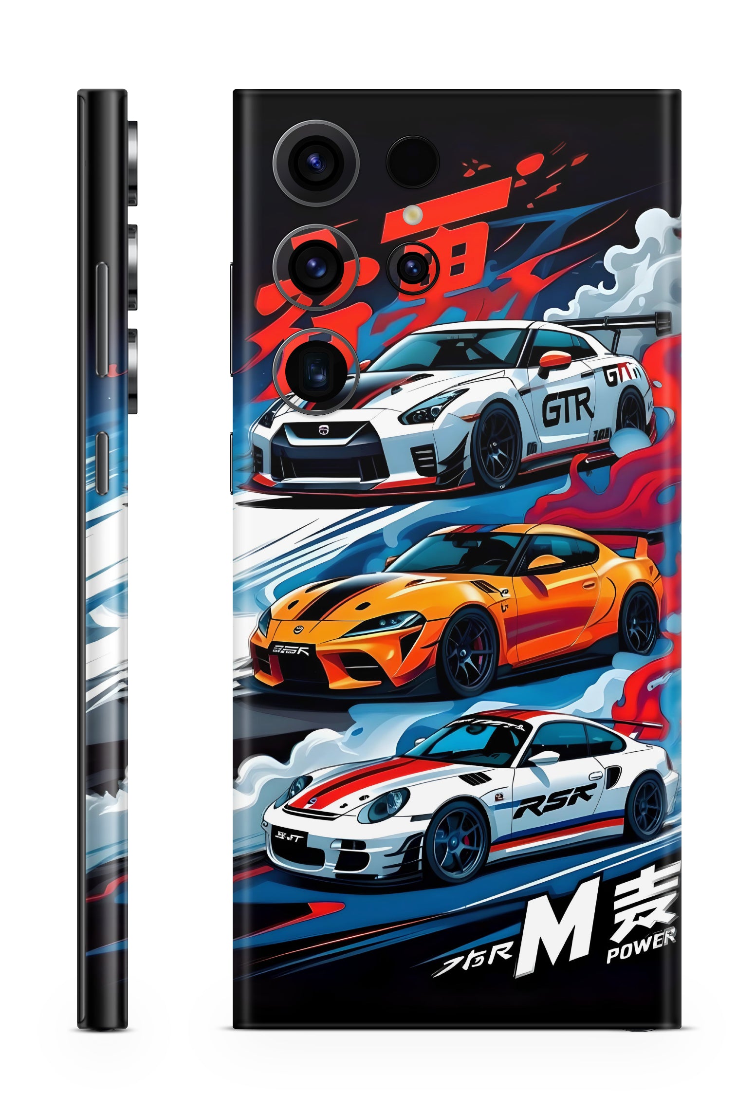 sports car illustrations Mobile Skin
